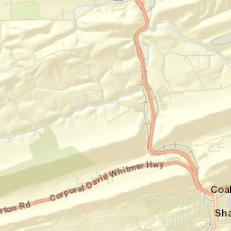 Shamokin Street Map