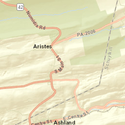 Ashland Street Map