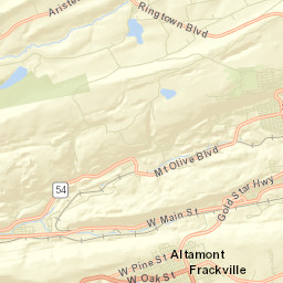 Girardville Street Map