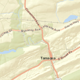 Tamaqua Street Map