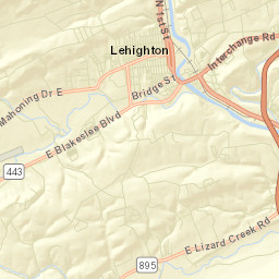 122-198 South 9th Street, Lehighton, PA Street Map