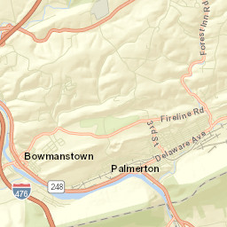 Palmerton Street Map