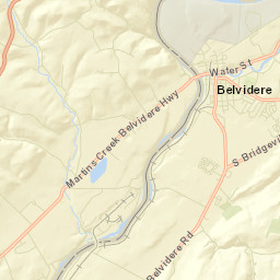 Belvidere Street Map