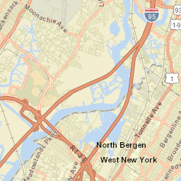 Wood-Ridge Street Map