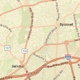 Syosset New York Street Map