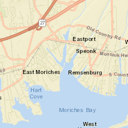 Speonk New York Street Map