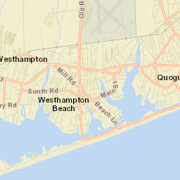 Westhampton Beach New York Street Map