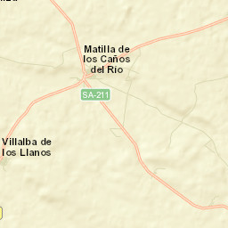 Matilla de los Caños del Río Street Map