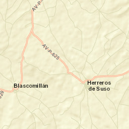 Herreros de Suso Street Map