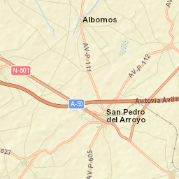 San Juan de la Encinilla Street Map