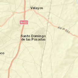 Vega de Santa María Street Map