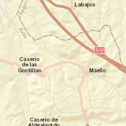 Labajos Street Map
