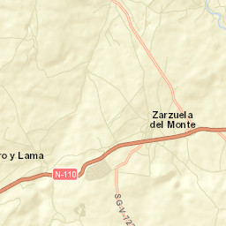 Ituero y Lama Street Map