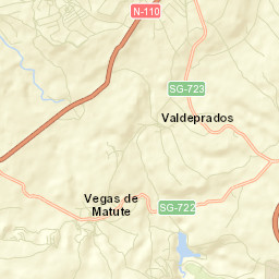 Vegas de Matute Street Map