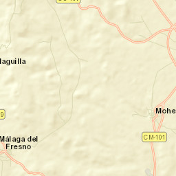 Málaga del Fresno Street Map