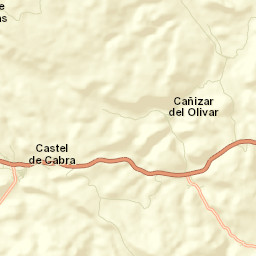 Cañizar del Olivar Street Map