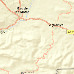 Mas de las Matas Street Map