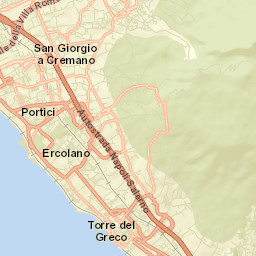 Ercolano Street Map