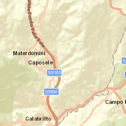 Caposele Street Map