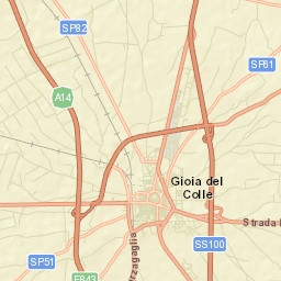 Gioia del Colle Street Map