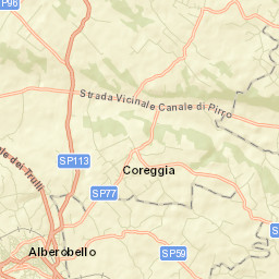 Alberobello Street Map