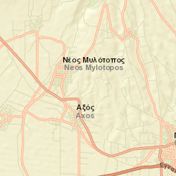 Giannitsá Street Map