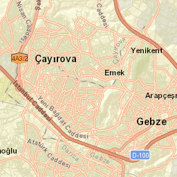 Çayırova Street Map