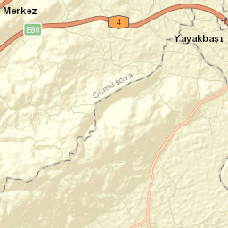 Gölyaka İlçesi Street Map