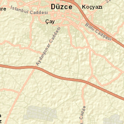 Düzce Street Map