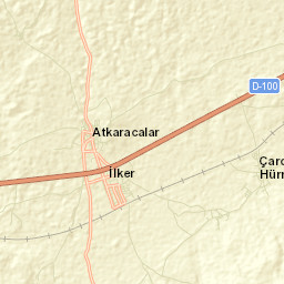Atkaracalar Street Map