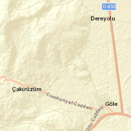 Göle Street Map