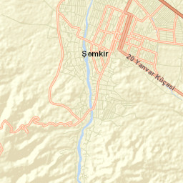Shamkhor Street Map