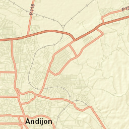 Andijon Tumani Street Map