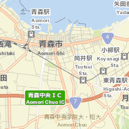 Aomori Street Map
