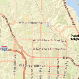 4901-4999 N Hamilton Rd Peoria IL Street Map