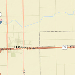 El Paso Street Map