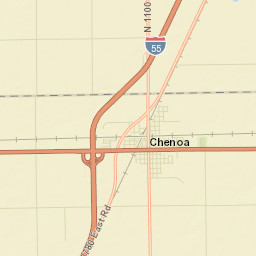 Chenoa Street Map