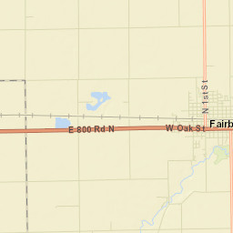 301-399 North 1st Street, Fairbury, IL  Street Map