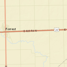 Forrest Street Map