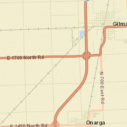 Onarga Street Map