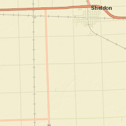 Sheldon Street Map