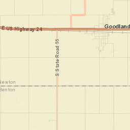 Goodland Street Map