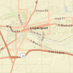 Cass County Street Map