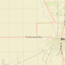 Wells County Street Map