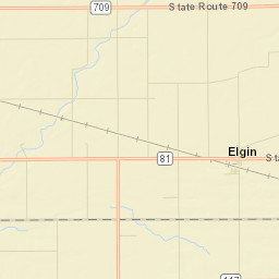 Elgin Ohio Street Map