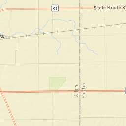 Maysville Ohio Street Map