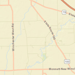 New Winchester Ohio Street Map