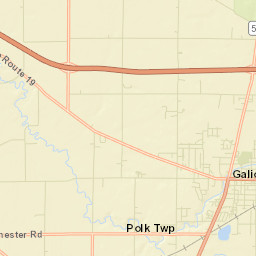 Olentangy Ohio Street Map