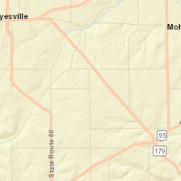 Mohicanville Ohio Street Map