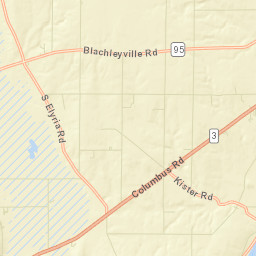 Millbrook Ohio Street Map
